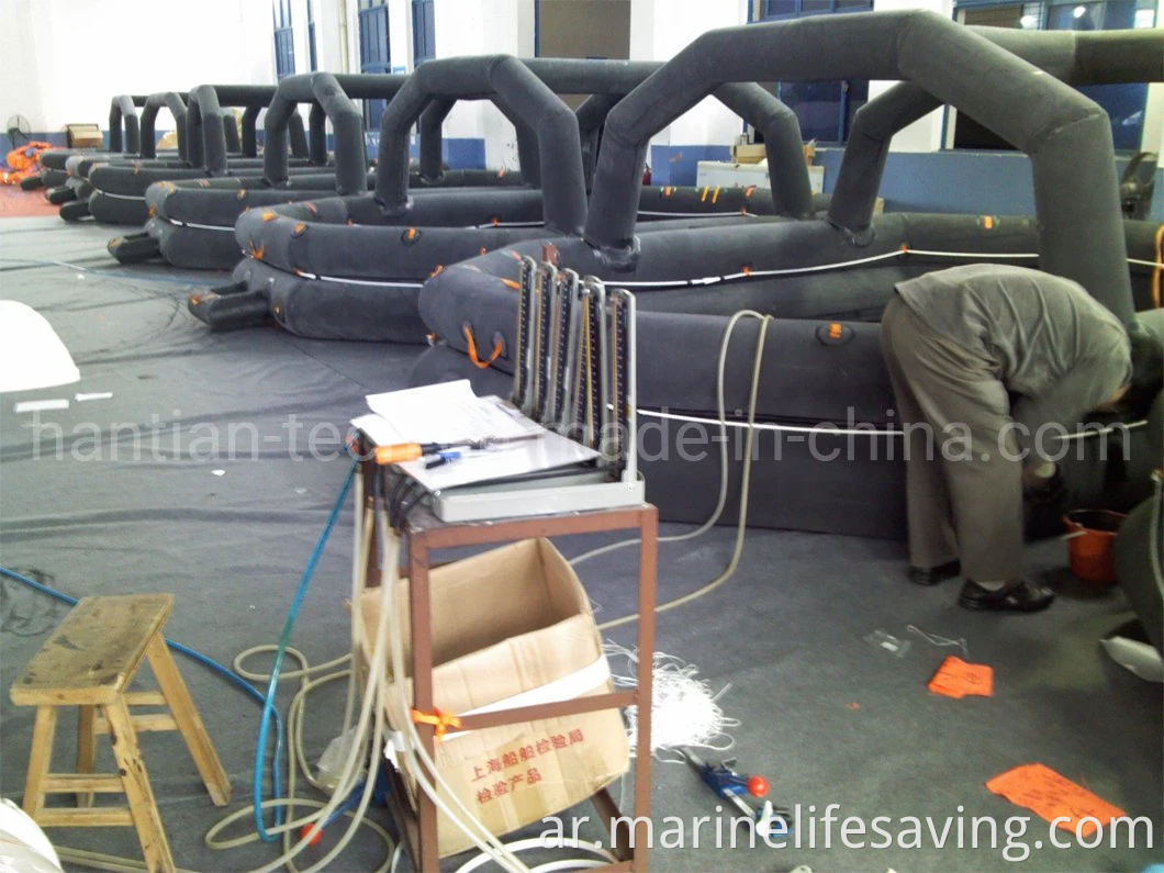 المعدات البحرية Davit إطلاق Liferaft قابلة للنفخ لإنقاذ الحياة